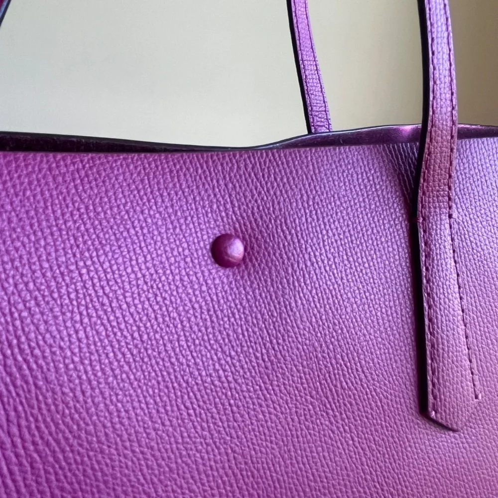 Kate Spade Molly Tote with Wristlet Metallic Pink - Picture 10 of 17
